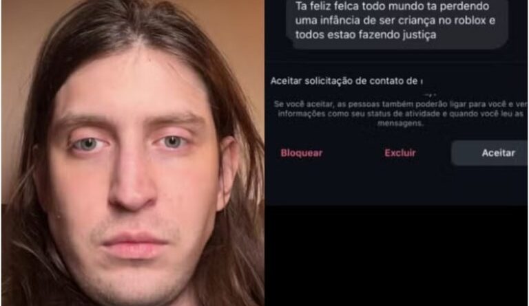 Influenciador Felca é alvo de ataques de crianças após mudanças nas regras do Roblox
