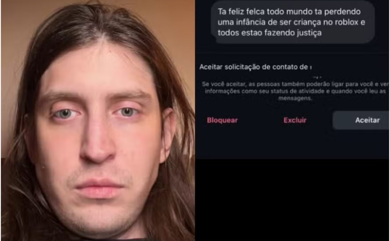 Influenciador Felca é alvo de ataques de crianças após mudanças nas regras do Roblox