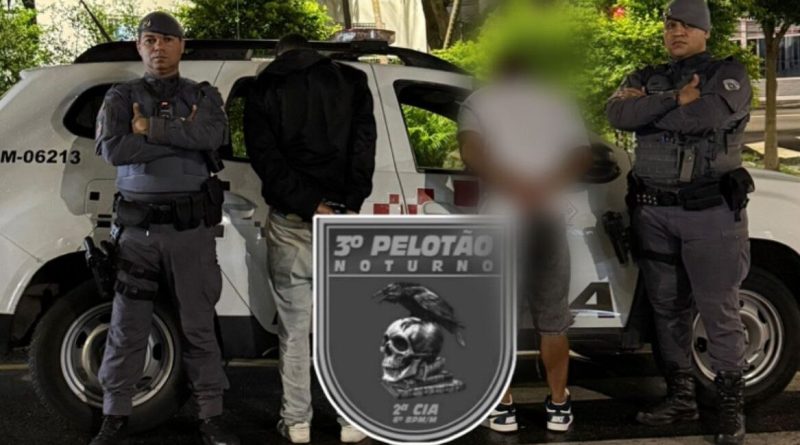 Polícia Militar frustra furto a galpão e detém dois suspeitos em São Bernardo do Campo