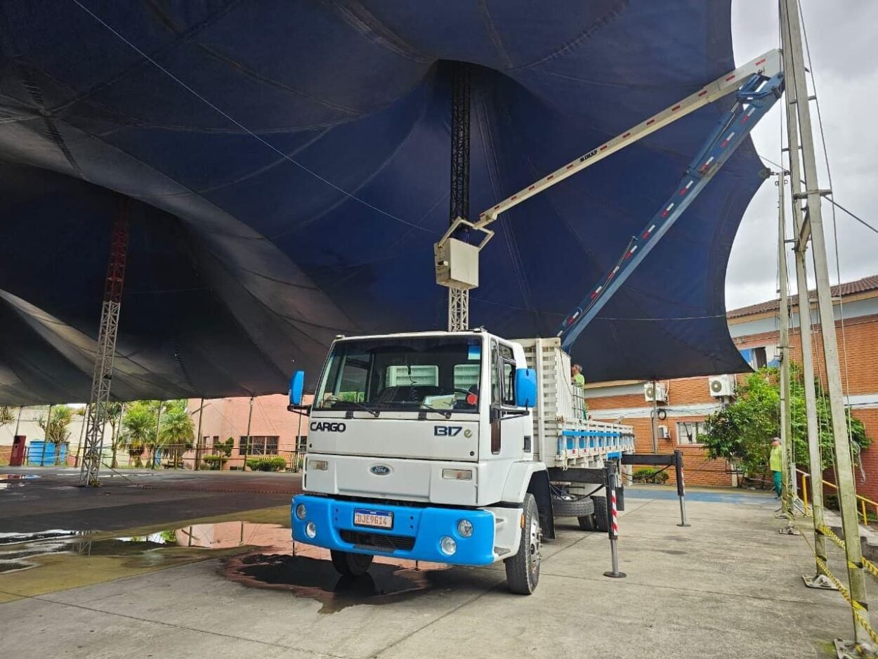 Prefeitura inicia manutenção da Tenda Multicultural do Complexo Ayrton Senna