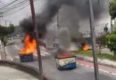 Protesto contra ação da GCM de Diadema termina com ônibus e caçambas incendiados em SP
