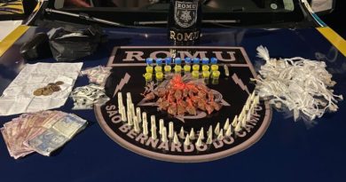 Romu de São Bernardo prende 65 pessoas, apreende 8.791 porções de drogas e atua em 401 ocorrências em 2025