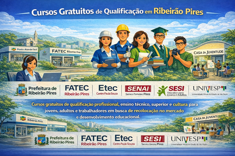Ribeirão Pires – Cursos Gratuitos