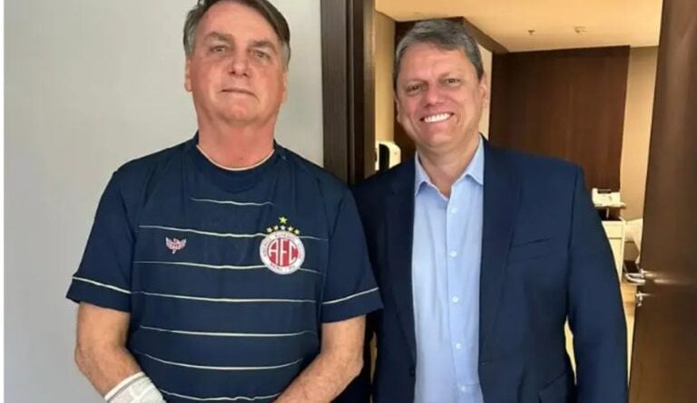 Tarcísio diz  que visita a Bolsonaro será na próxima quinta e reafirma foco na reeleição em SP