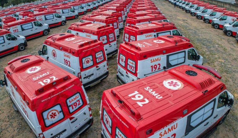 Cinco cidades do ABCD recebem 34 ambulâncias do Samu