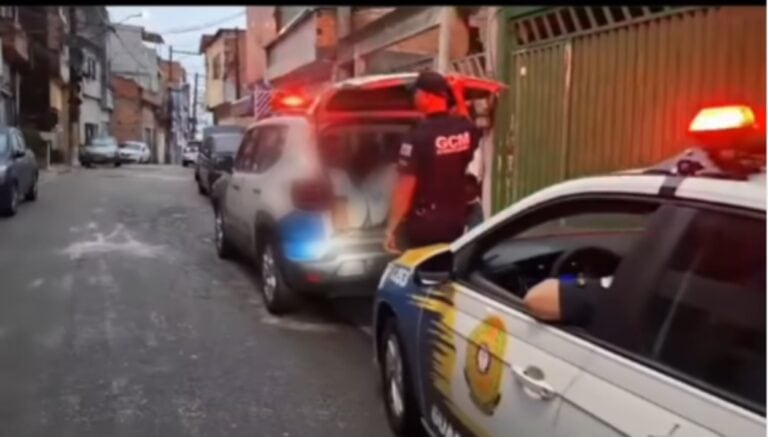 Homem é preso em flagrante pela GCM por agredir ex-companheira no Montanhão em SBC