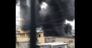 Incêndio atinge empresa no bairro Paulicéia, em São Bernardo