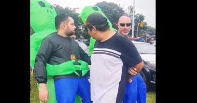 Policiais disfarçados ETs prendem criminosos em megabloco no Ibirapuera