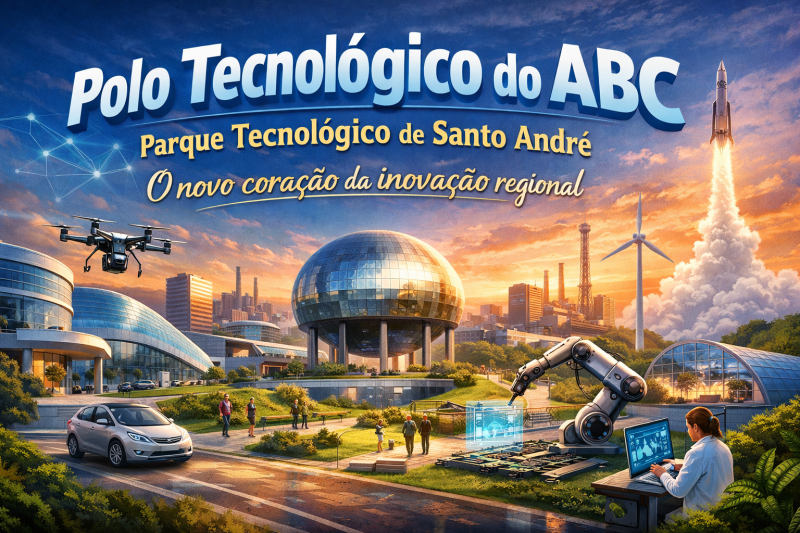 Polo Tecnológico do ABC - Parque Tecnológico de Santo André: o novo coração da inovação regional - imagem ilustrativa.