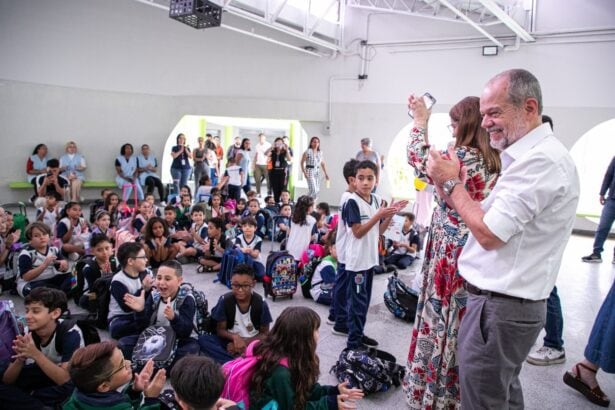 S.Caetano entrega nova sede da EMEF Professor Olyntho Voltarelli Filho no bairro Nova Gerty - 2026-02-11 22:02:53