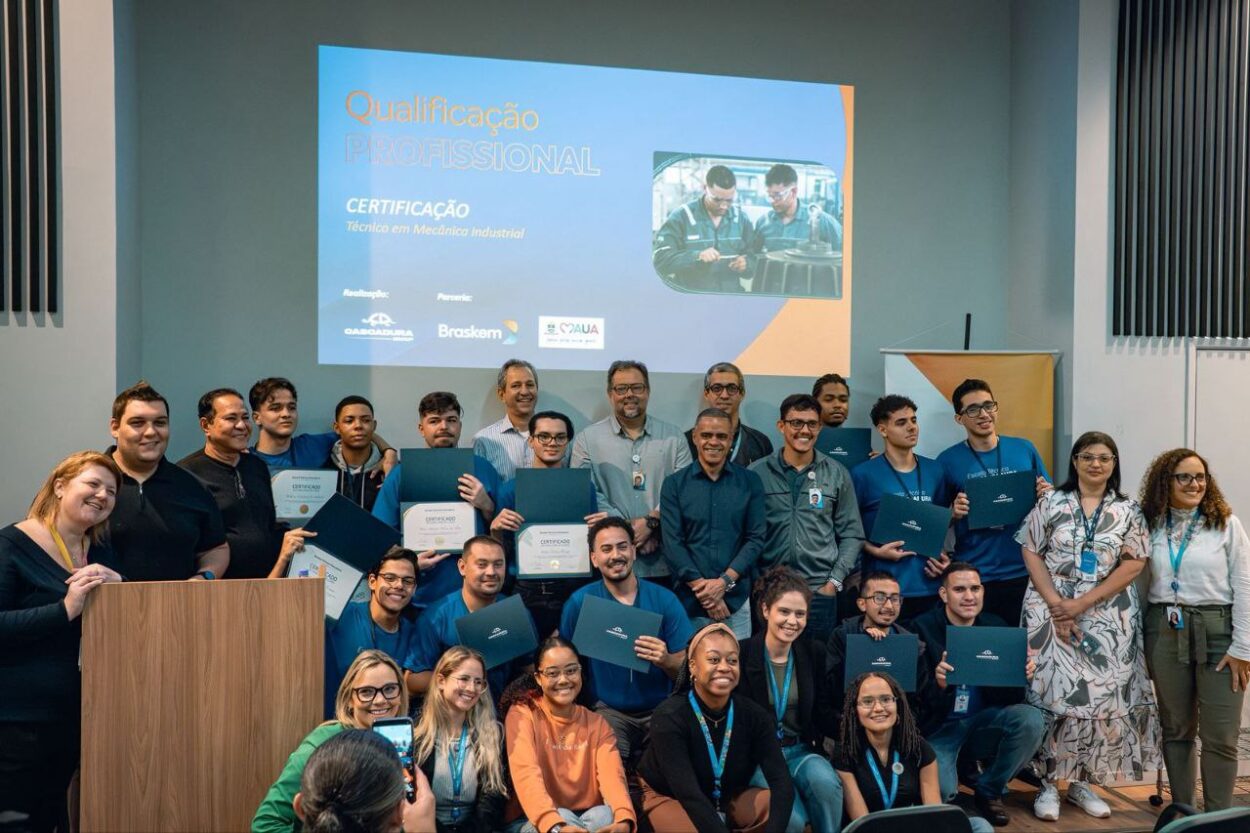 Curso gratuito de Mecânica Industrial forma novos profissionais em Mauá com apoio da Braskem