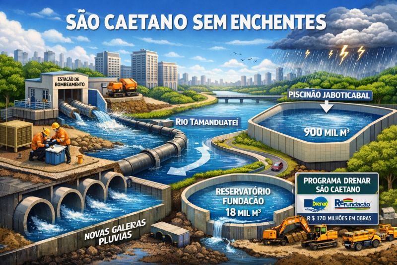 São Caetano Sem Enchentes Introdução O sistema de drenagem urbana é um dos pilares fundamentais para garantir qualidade de vida nas cidades, especialmente em regiões metropolitanas densamente urbanizadas.