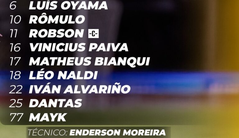Rômulo titular! Veja a escalação do Novorizontino para a final do Paulistão - 2026-03-08 20:09:40