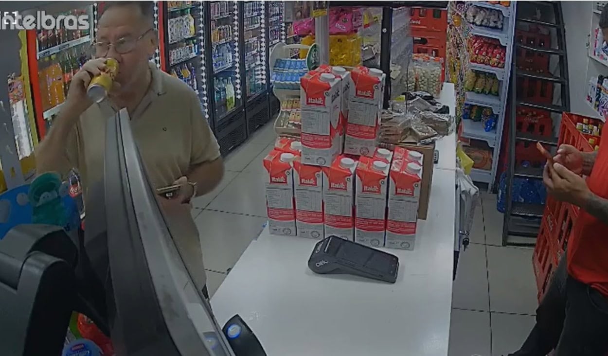 Câmeras flagram motorista comprando álcool na véspera de atropelamento fatal em Diadema