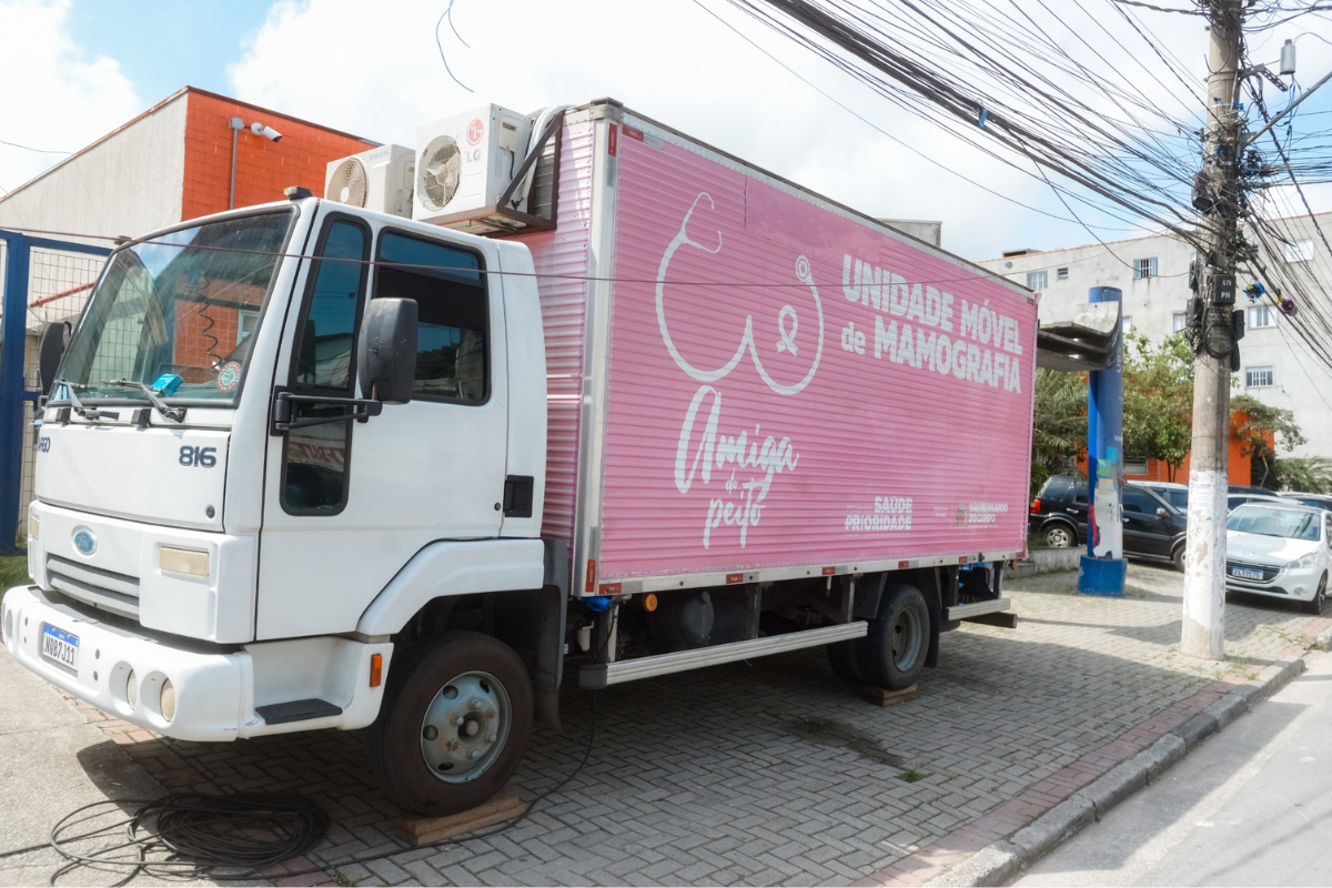 Carreta da Mamografia percorre oito pontos em São Bernardo