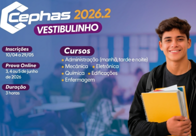 Cephas abre vestibulinho com provas online e 360 vagas - 2026-04-13 09:58:30