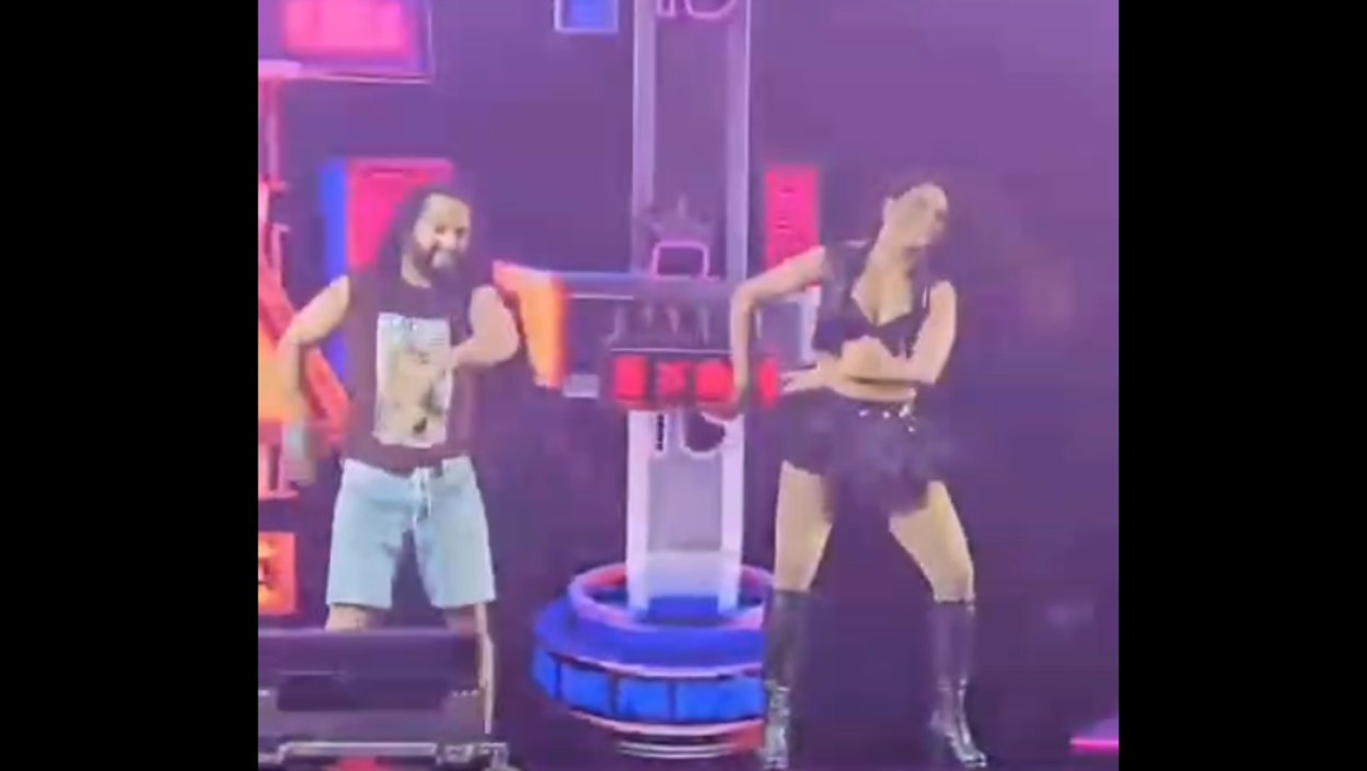 Fã do ABC sobe ao palco em show de Joelma e rouba a cena no Estância, em São Bernardo