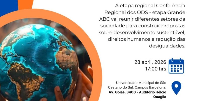 Conferência Regional dos ODS dia 28/04