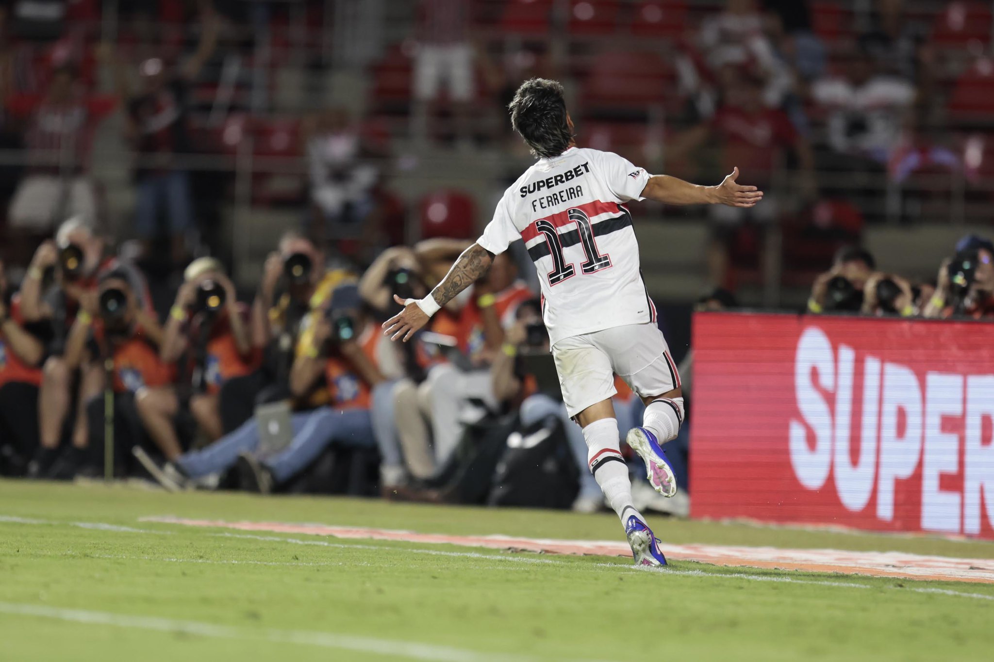Crédito: Paulo Pinto/São Paulo FC São Paulo vence Cruzeiro com 1º tempo avassalador e show de Ferreirinha