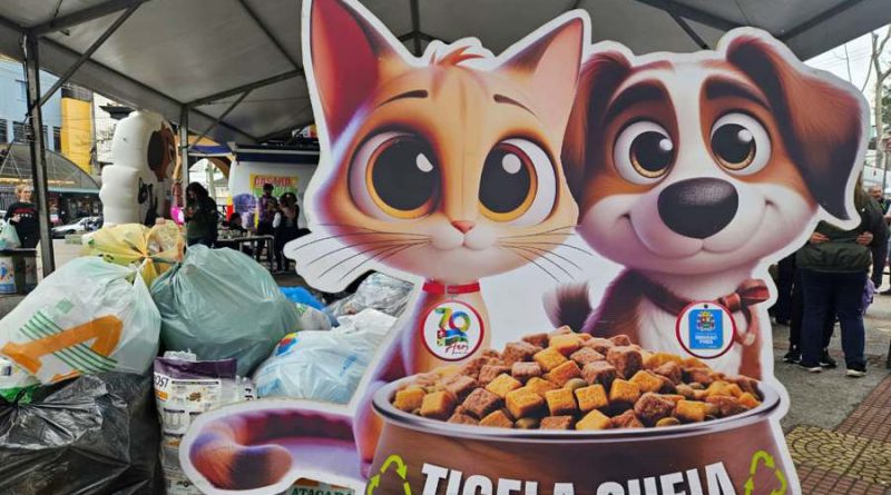 Tigela Cheia troca garrafas PET por ração e estimula economia circular - 2026-04-23 07:57:46