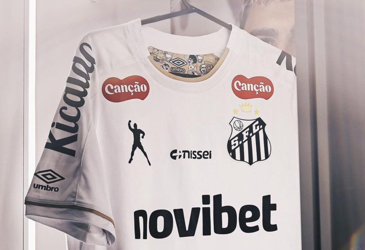 Veja o uniforme do Santos com ação comemorativa com Pelé - 2026-04-11 14:59:22