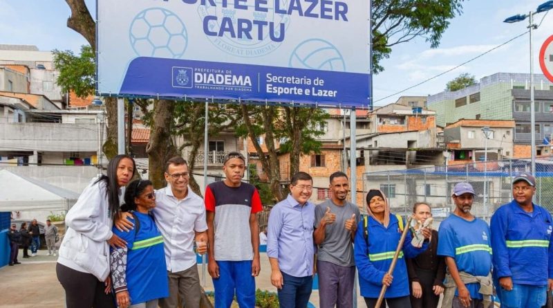 Bairro Casa Grande recebe melhorias em Esporte e Infraestrutura