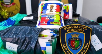GCM de São Caetano recupera cerca de 500 pacotes de figurinhas da Copa do Mundo 2026 no Bairro Olímpico