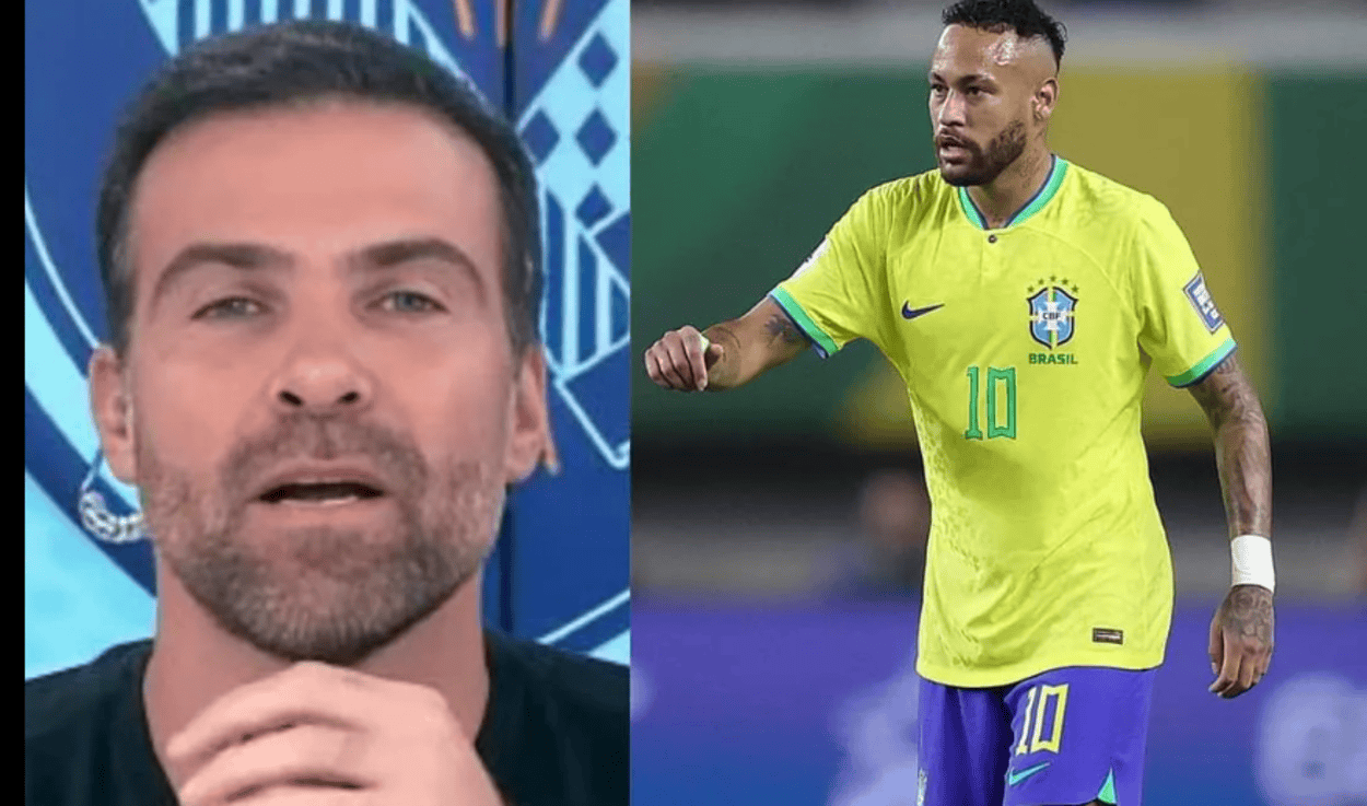 Jornalista Thiago Asmar, o Pilhado, celebra o furo de reportagem após o anúncio oficial do técnico sobre Neymar.