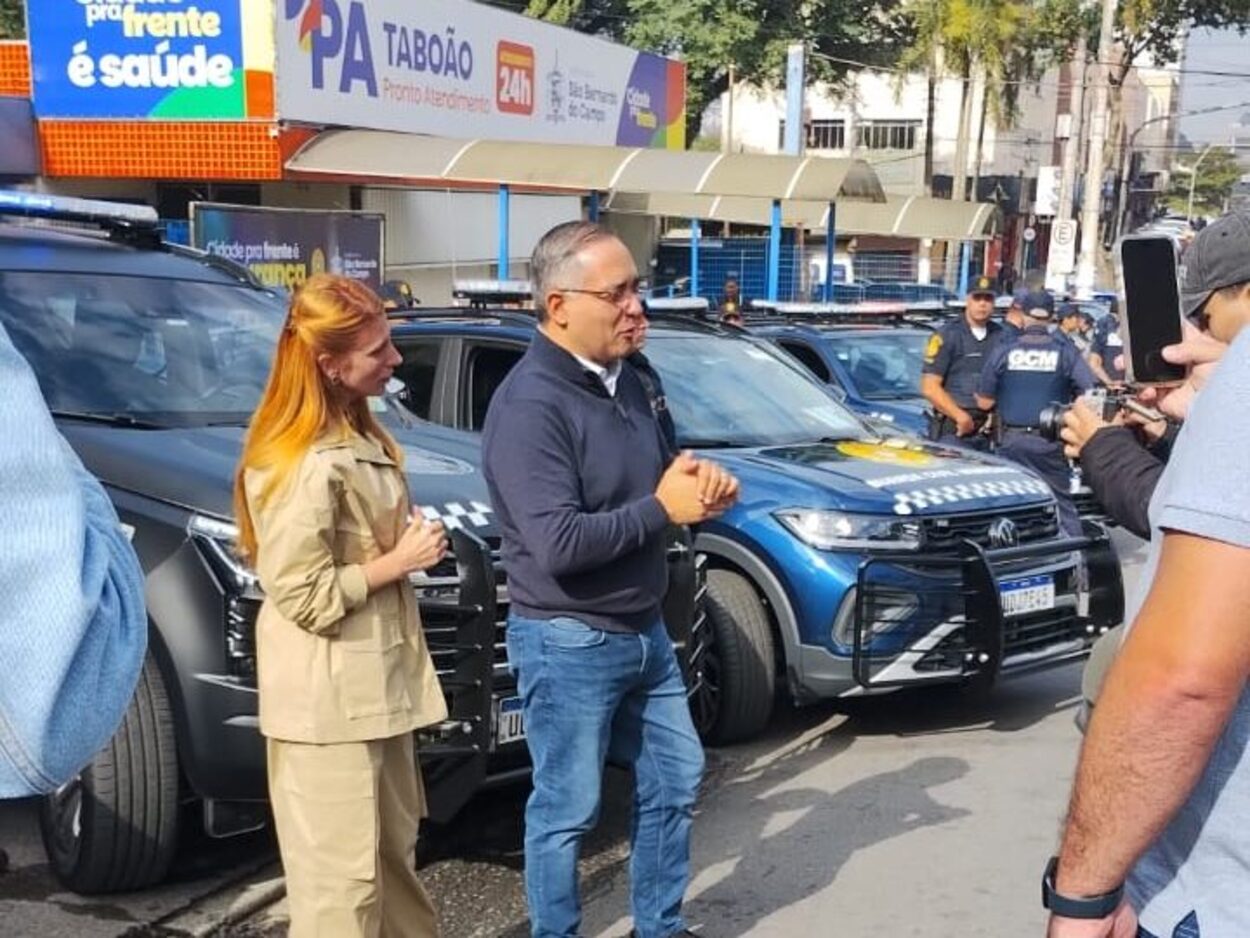 São Bernardo entrega de novas viaturas e Operação "Bairro Mais Seguro" no Taboão