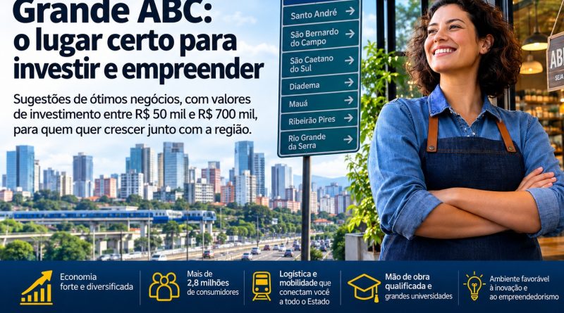 10 negócios para investir no Grande ABC em 2026