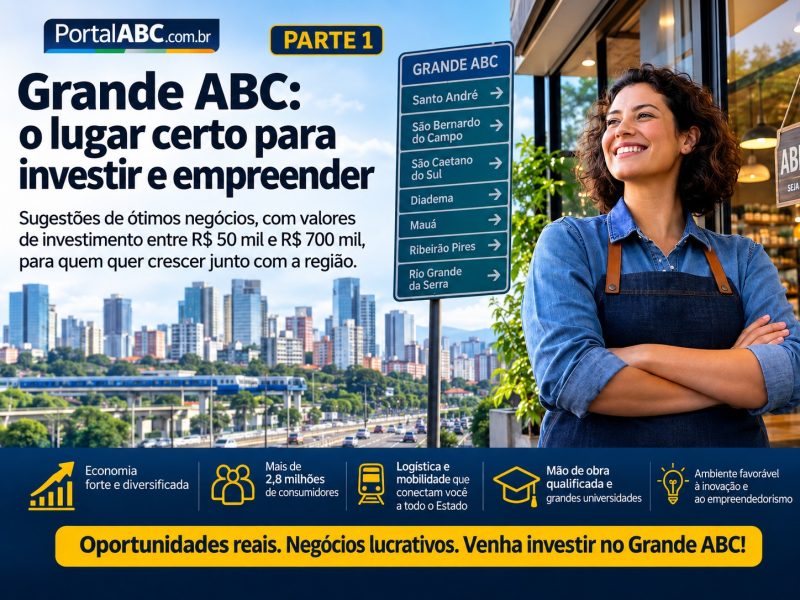 10 negócios para investir no Grande ABC em 2026