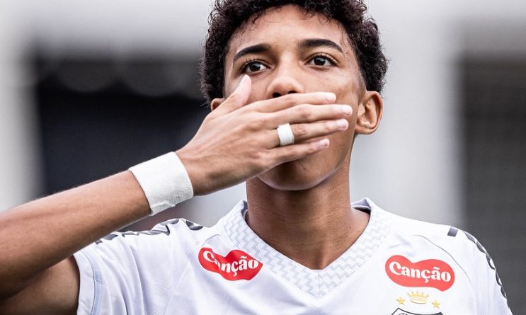 Santos rejeita proposta por Robinho Jr. por divisão de salários