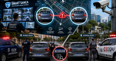 Smart Sanca identifica dois carros com a mesma placa