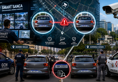 Smart Sanca identifica dois carros com a mesma placa