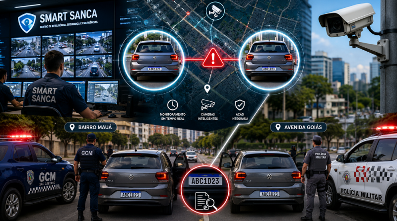 Smart Sanca identifica dois carros com a mesma placa