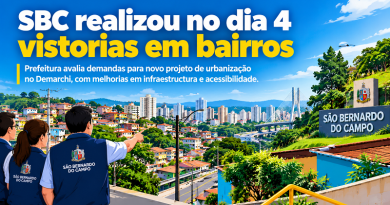 SBC realizou no dia 4 vistorias em bairros