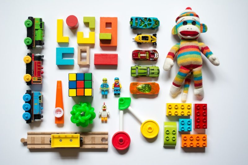 Imagem ilustrativa de brinquedos para doação
