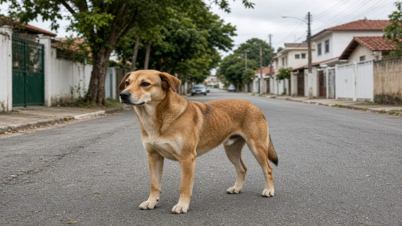 Cachorro caramelo ataca moradores no Parque Selecta, em São Bernardo