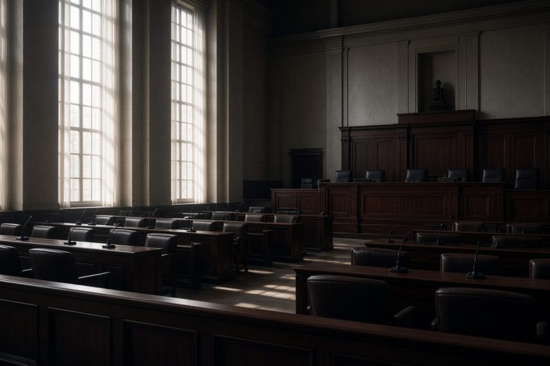 Ministra da Suprema Corte em tribuna oficial durante sessão plenária (imagem ilustrativa)