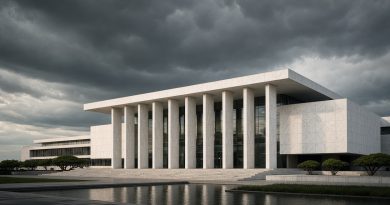 Fachada do Supremo Tribunal Federal em Brasília com céu dramático (imagem ilustrativa)