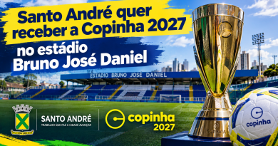 Santo André quer receber a Copinha 2027 no estádio Bruno José Daniel