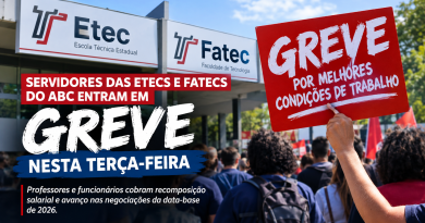 Servidores das Etecs e Fatecs do ABC entram em greve nesta terça-feira