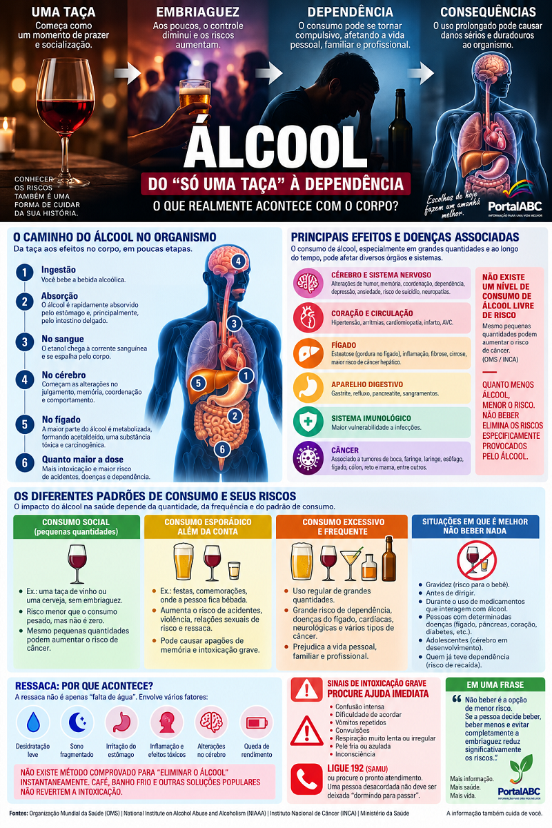 Uso do álcool no corpo