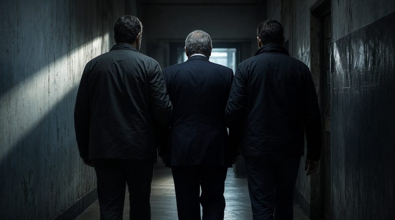 Executivo escoltado por agentes - imagem ilustrativa