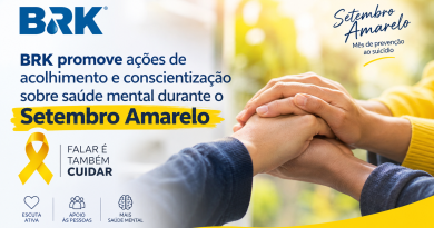 BRK promove ações de acolhimento e conscientização sobre saúde mental durante o Setembro Amarelo