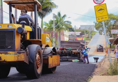 Ribeirão Pires inicia obras de novo asfalto em dois bairros